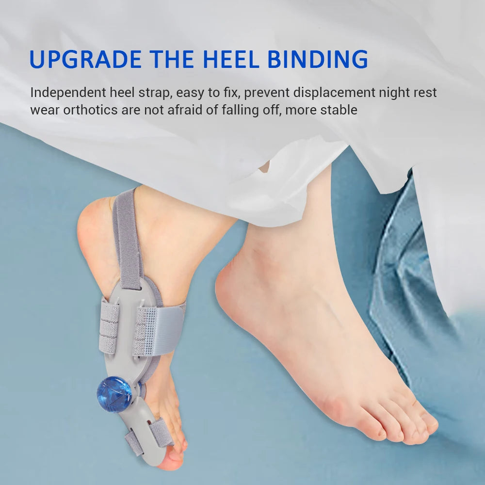 Bunion Adjuster Brace with Adjustable Knob for Natural Toe Alignment