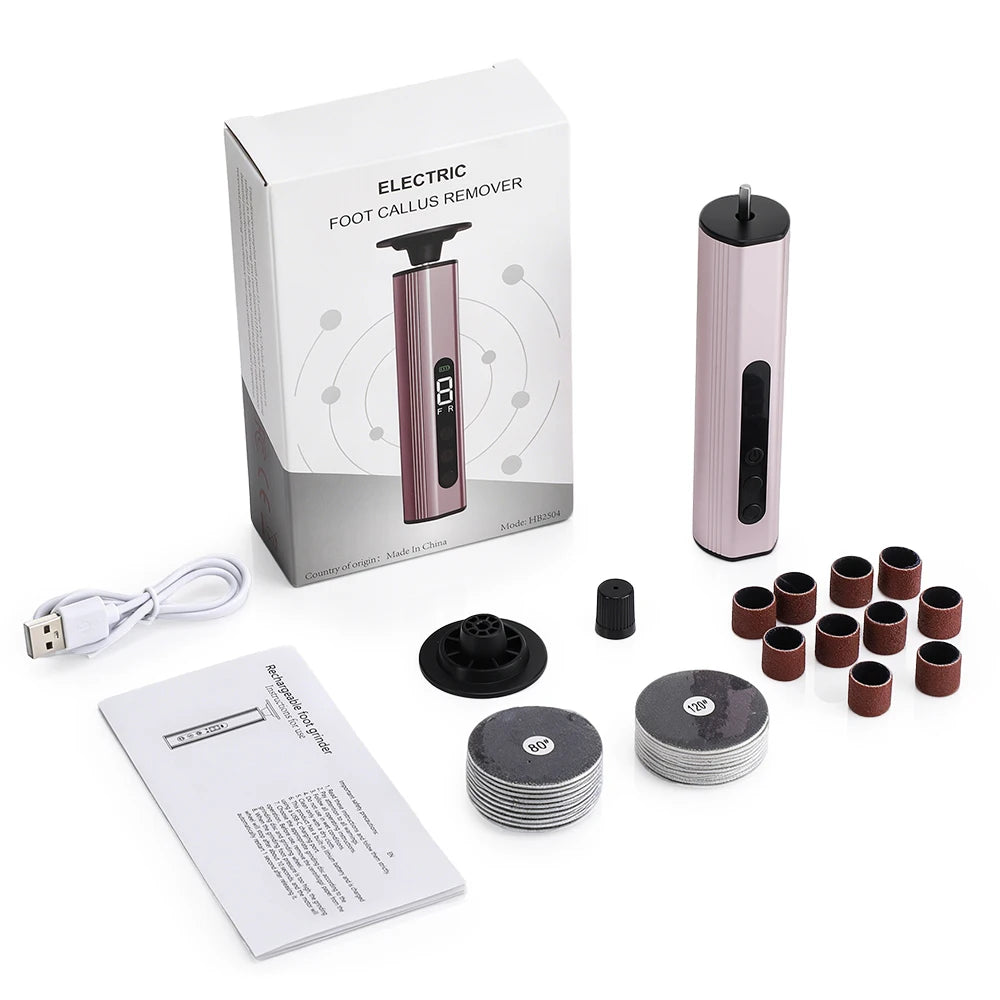 Electric Foot Callus Remover with Adjustable Speed Settings - 16