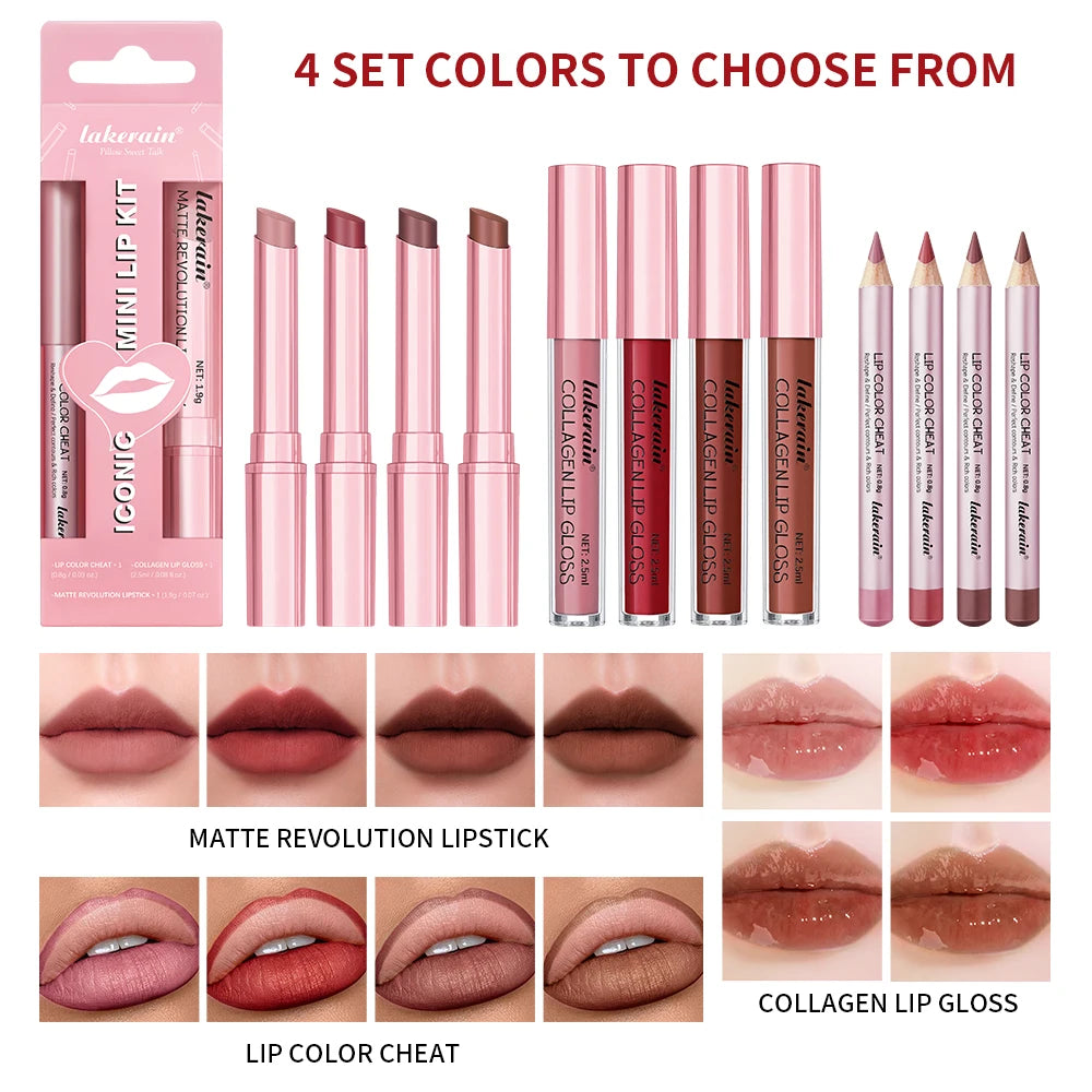 Iconic Mini Lip Kit with Long Lasting Matte Finish