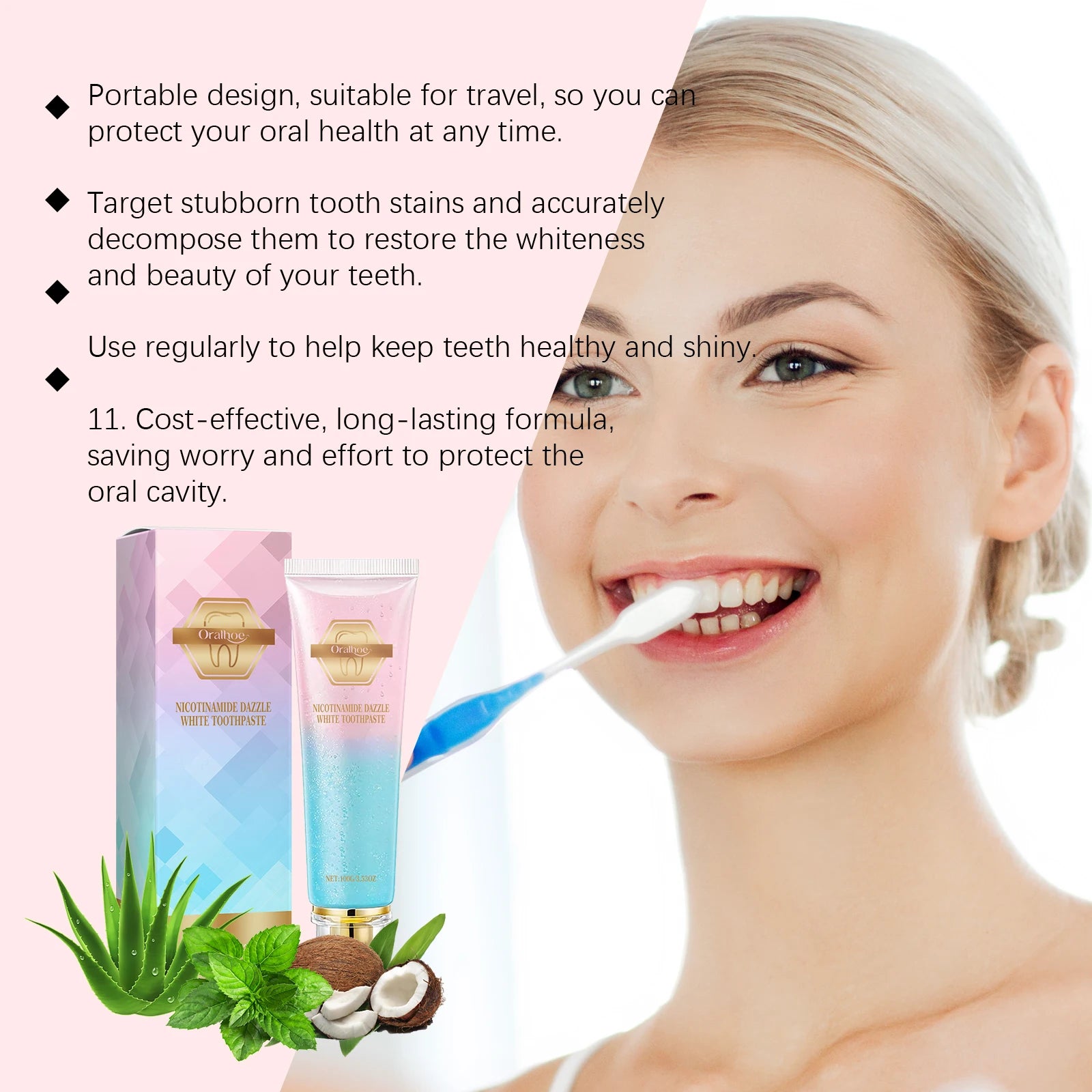 Whitening Toothpaste for Deep Stain Removal and Gum Health - 18
