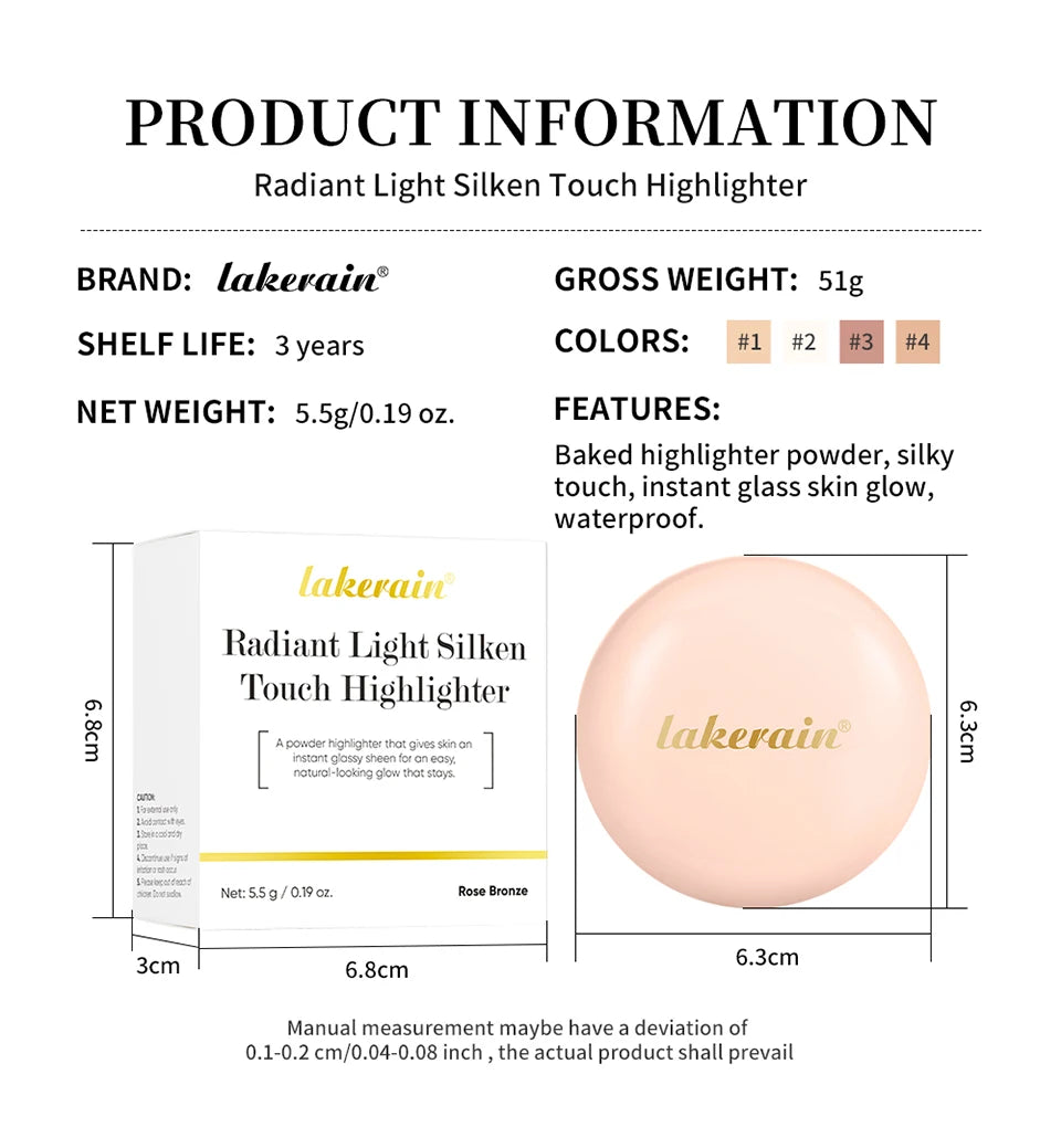 Baked Powder Highlighter for a Natural Radiant Glow - 15