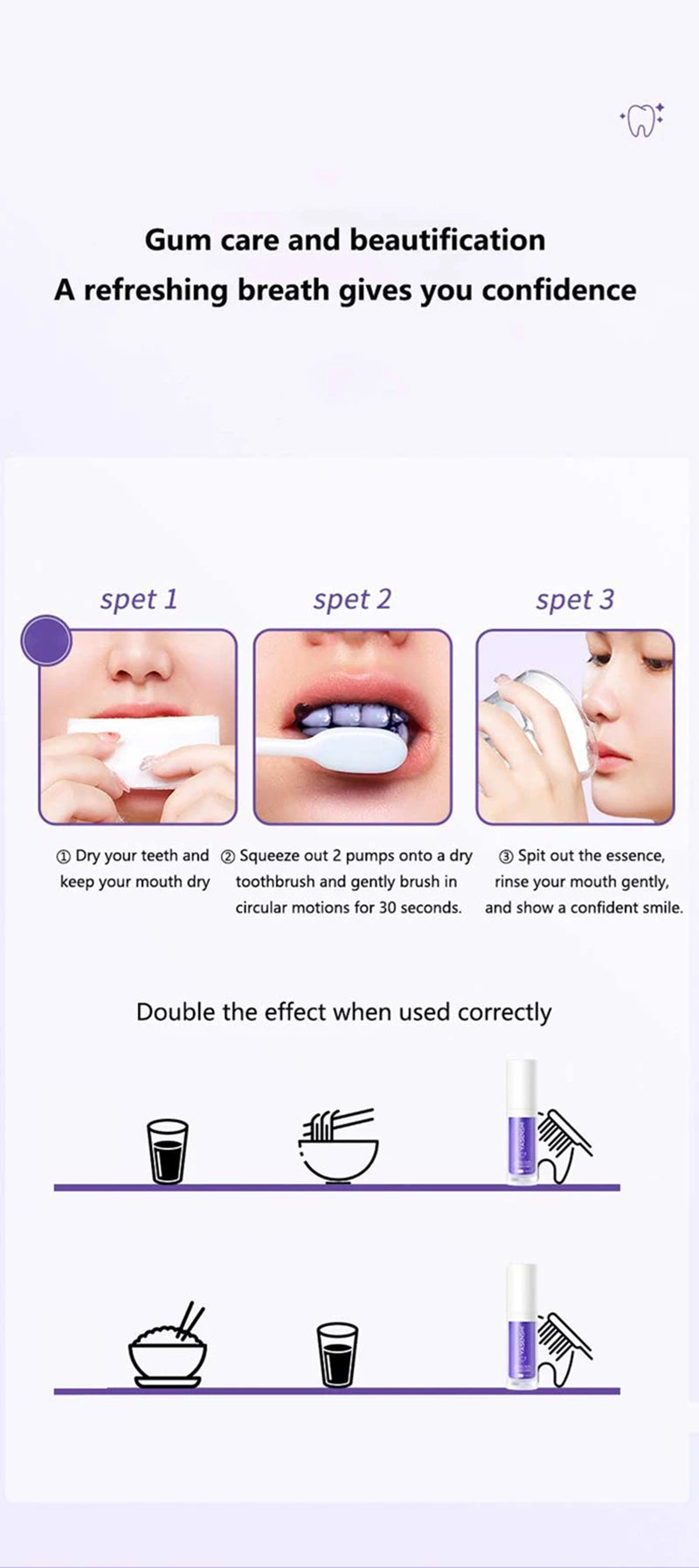 Whitening Toothpaste for Deep Cleaning and Fresh Breath - 18