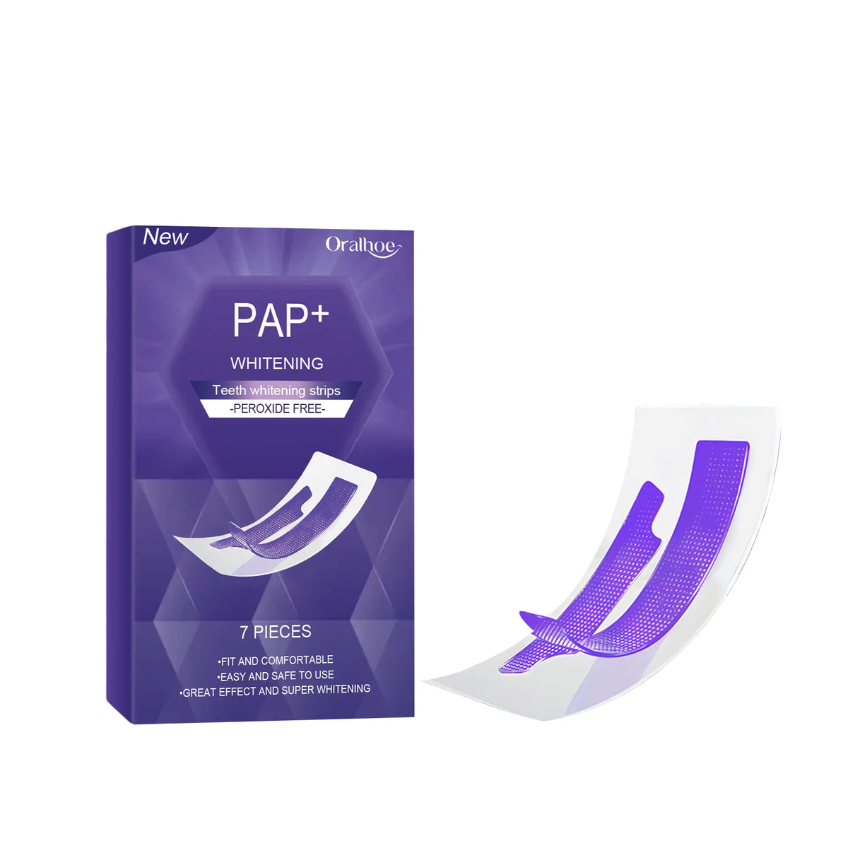 Teeth Whitening Strips for Gentle Stain Removal