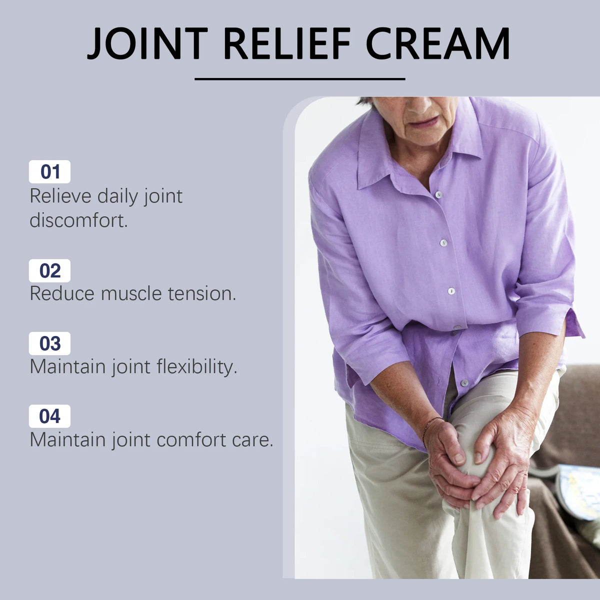 Joint Relief Massage Cream for Soothing Discomfort