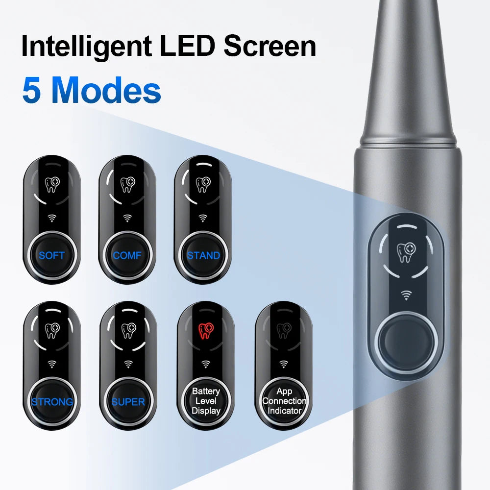 Visual Ultrasonic Dental Scaler with HD Camera for Plaque Removal - 4