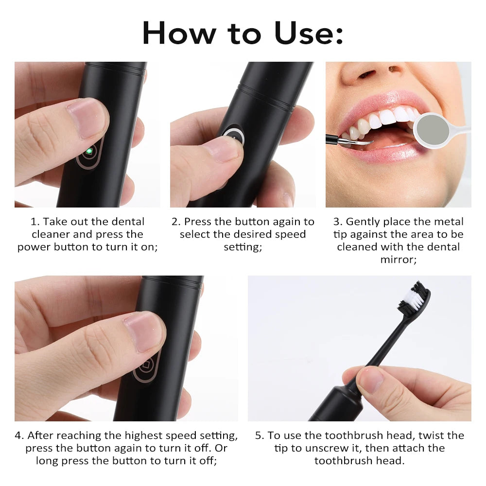 Electric Dental Scaler for Tartar Removal and Teeth Whitening