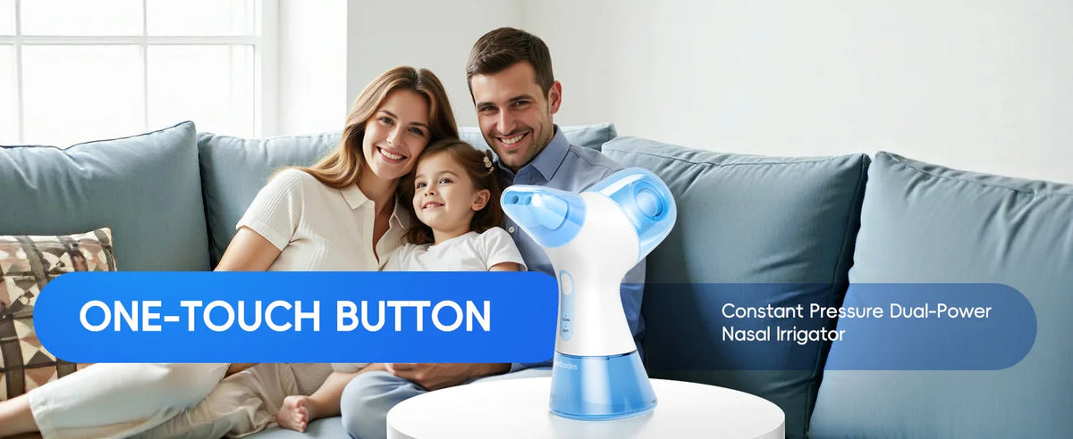 Electric Nasal Irrigator and Toothbrush Kit for Deep Oral Care