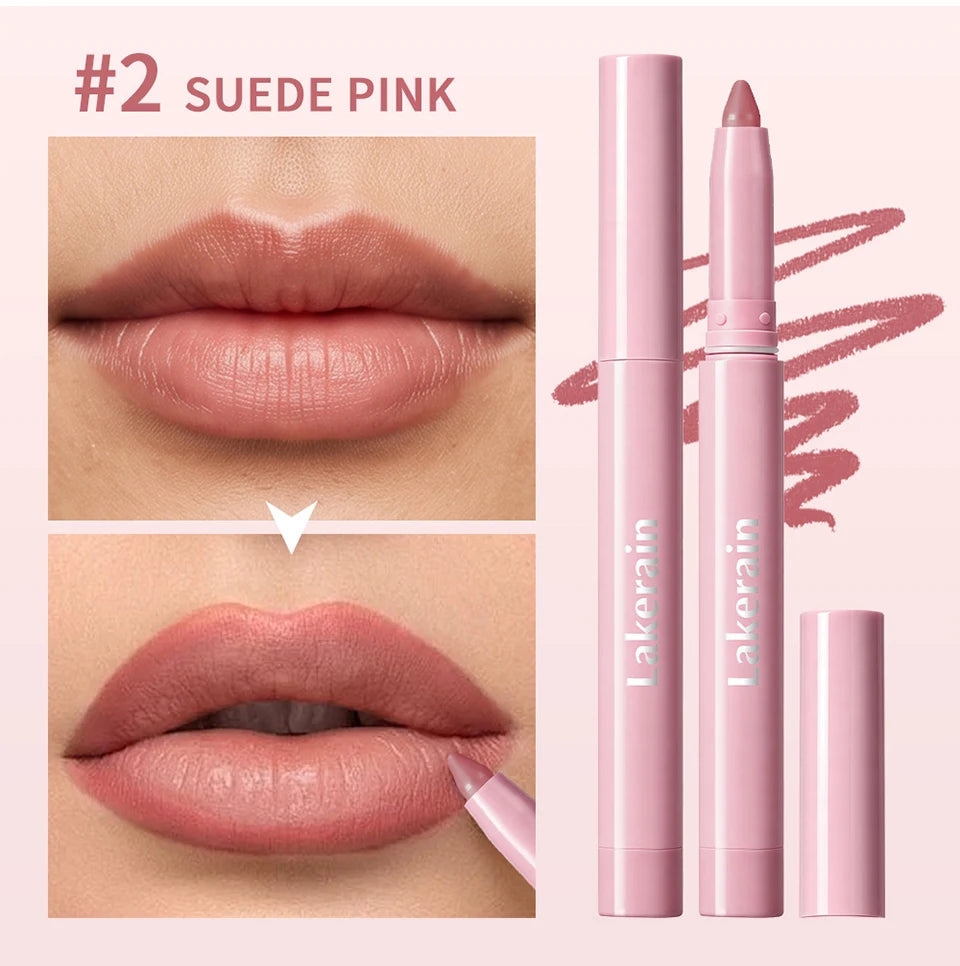 Stain Lip Liner Pencil Waterproof Matte Lip Contour - 12