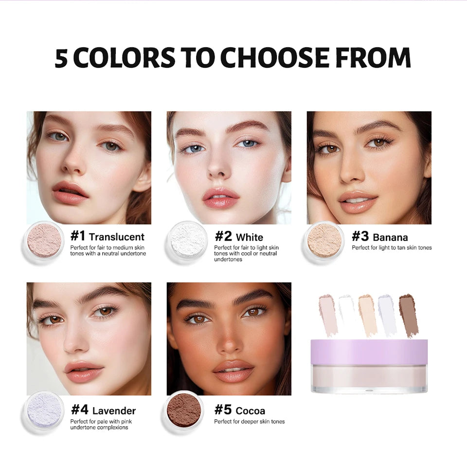 Loose Baking Setting Powder for a Long Lasting Matte Finish - 20