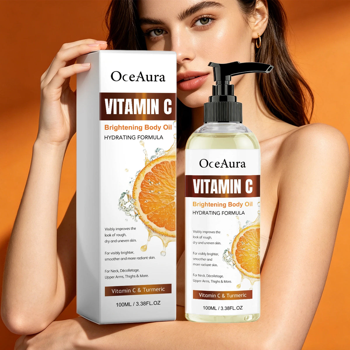 Turmeric Vitamin C Glow Body Oil for Radiant Skin
