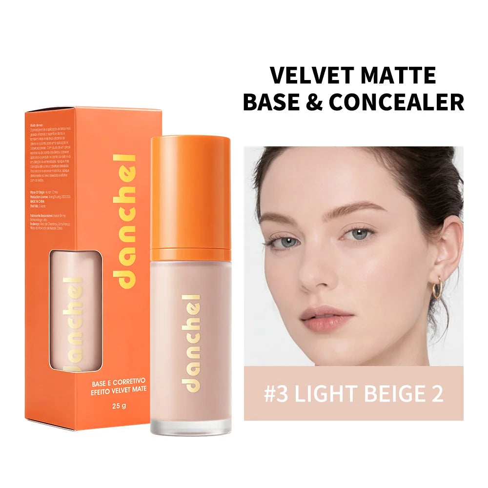 Liquid Foundation and Concealer for a Flawless Velvet Matte Finish - 30