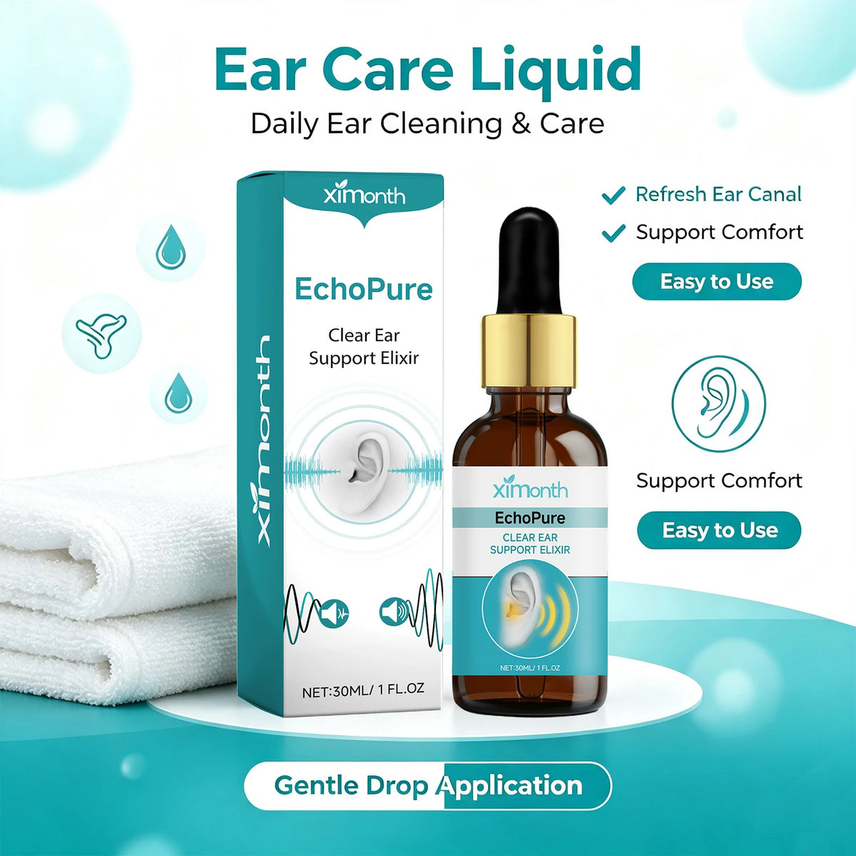 Ear Wax Removal Drops for Tinnitus Relief and Ear Cleaning