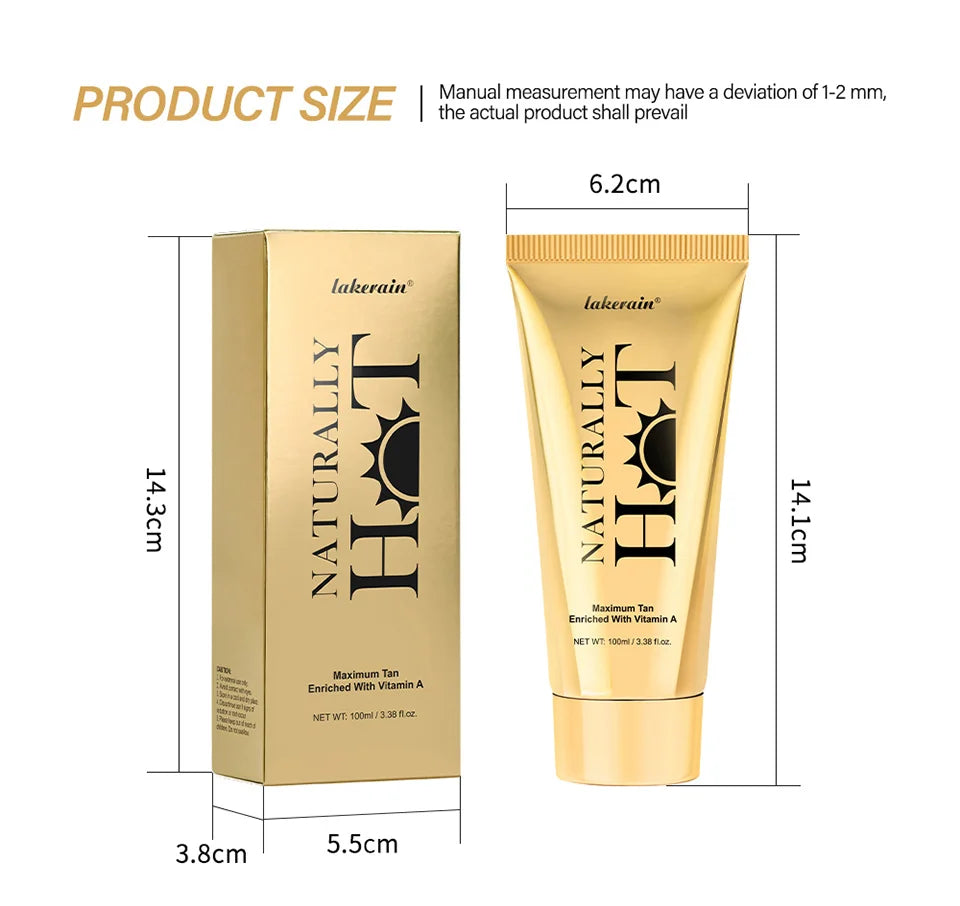 Hot Tanning Cream for Long Lasting Natural Bronzed Skin