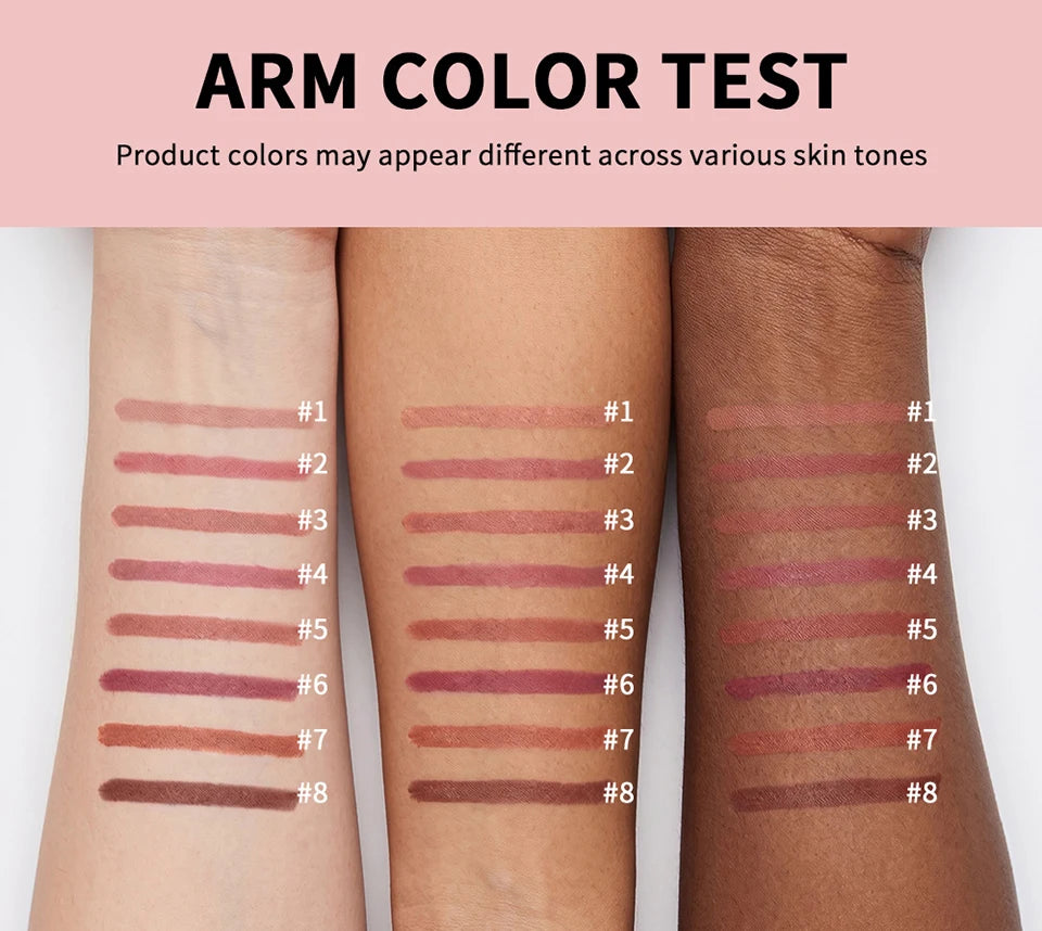 Stain Lip Liner Pencil Waterproof Matte Lip Contour