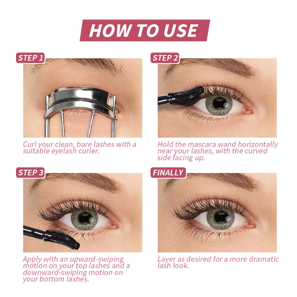 Lengthening and Volumizing Mascara for Long Lasting Defined Lashes