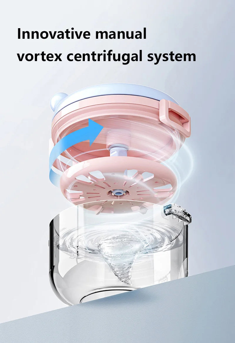 Denture Cleaning Container with Rotary Drainage Tray - 9