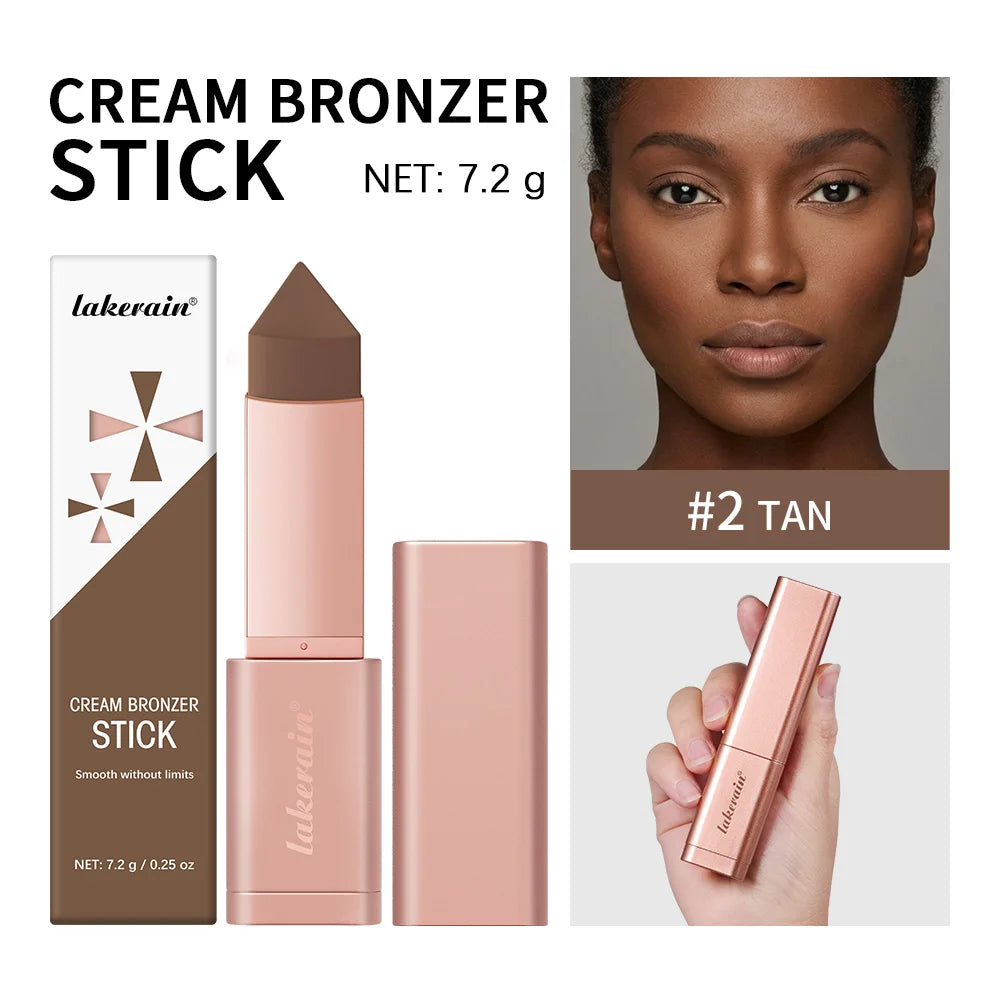 Cream Bronzer Stick for Seamless Face Contouring - 22