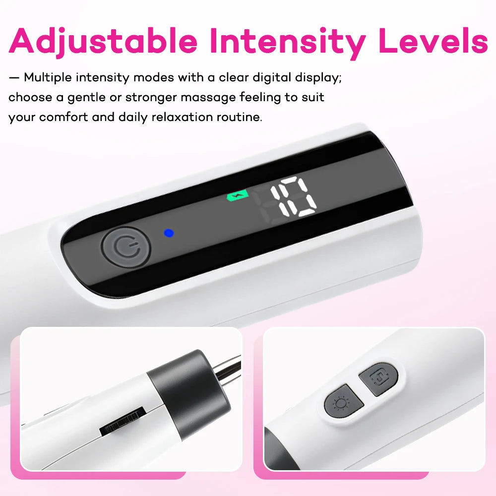 Handheld Precision Massage Pen with Digital Display - 5