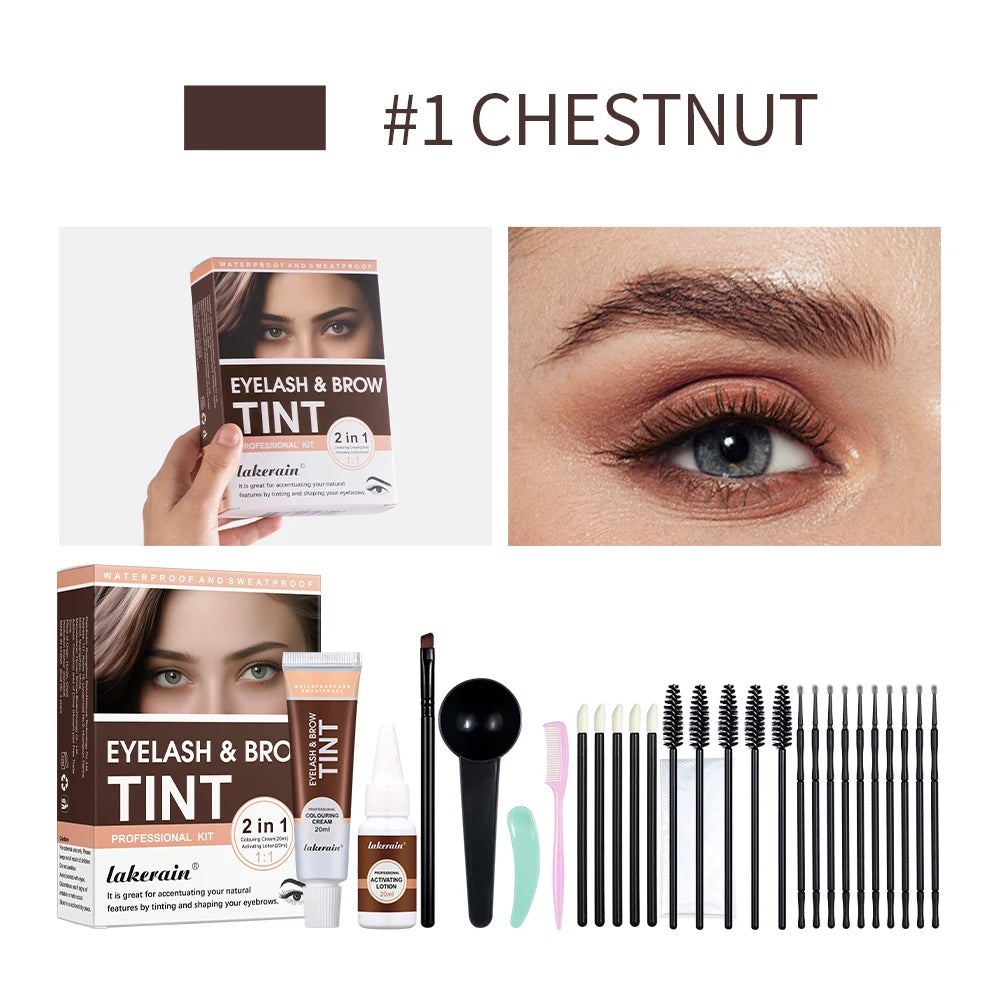 Eyelash and Brow Tint Kit for Natural Looking Results - 1