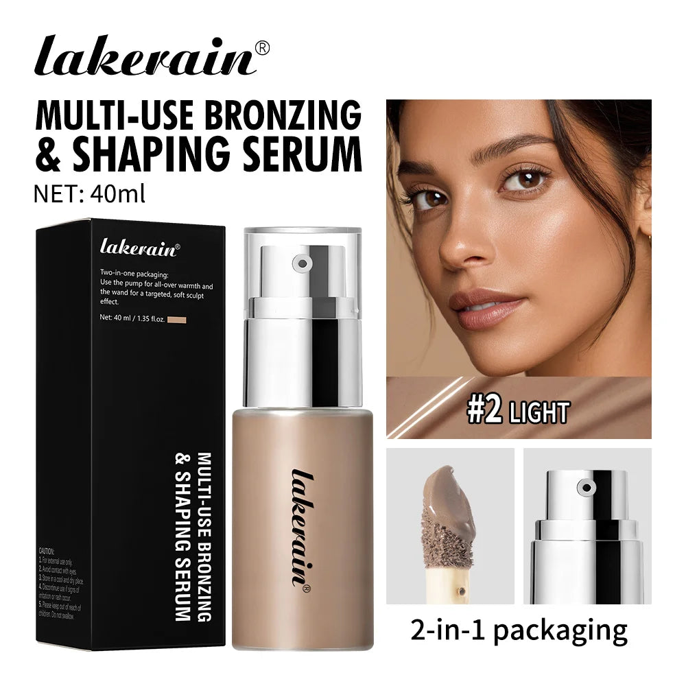 Multi Use Bronzing and Shaping Serum for Natural Sun Kissed Glow