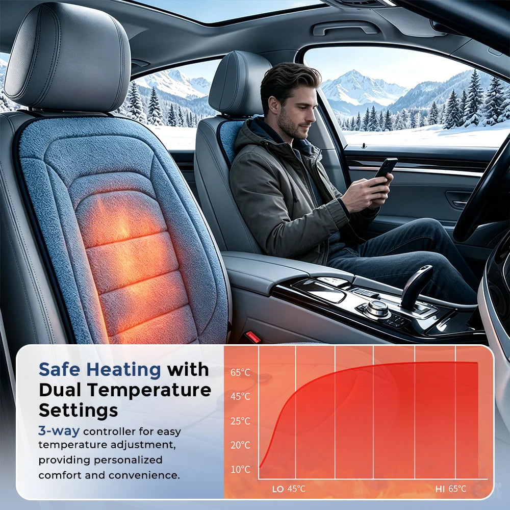 Heated Car Seat Cushion with Fast Warming - 7