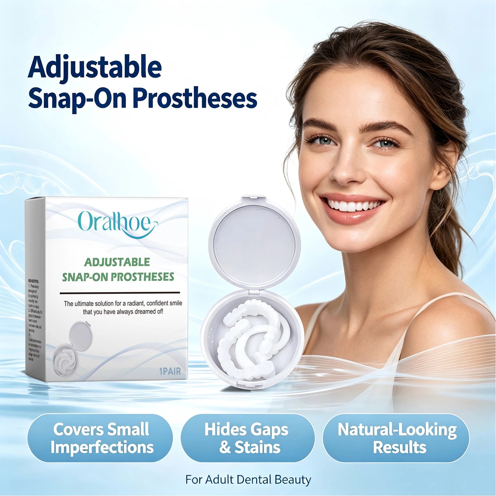 Adjustable Snap On Dentures for a Radiant Confident Smile - 1
