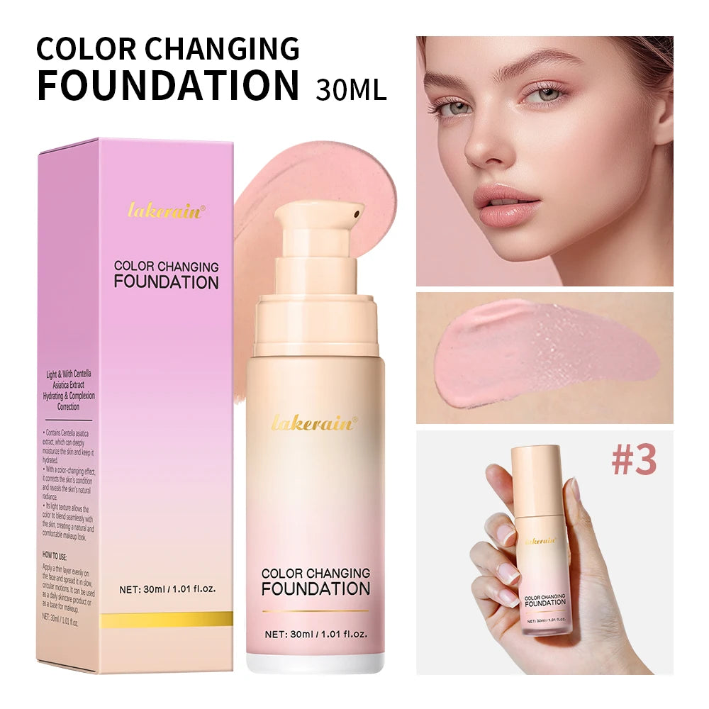 Color Changing Foundation for a Radiant Flawless Glow