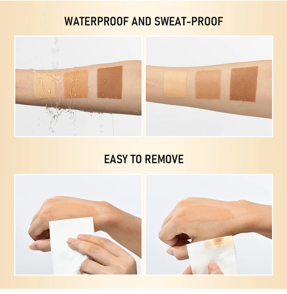 Body Foundation Makeup for Flawless Waterproof Coverage