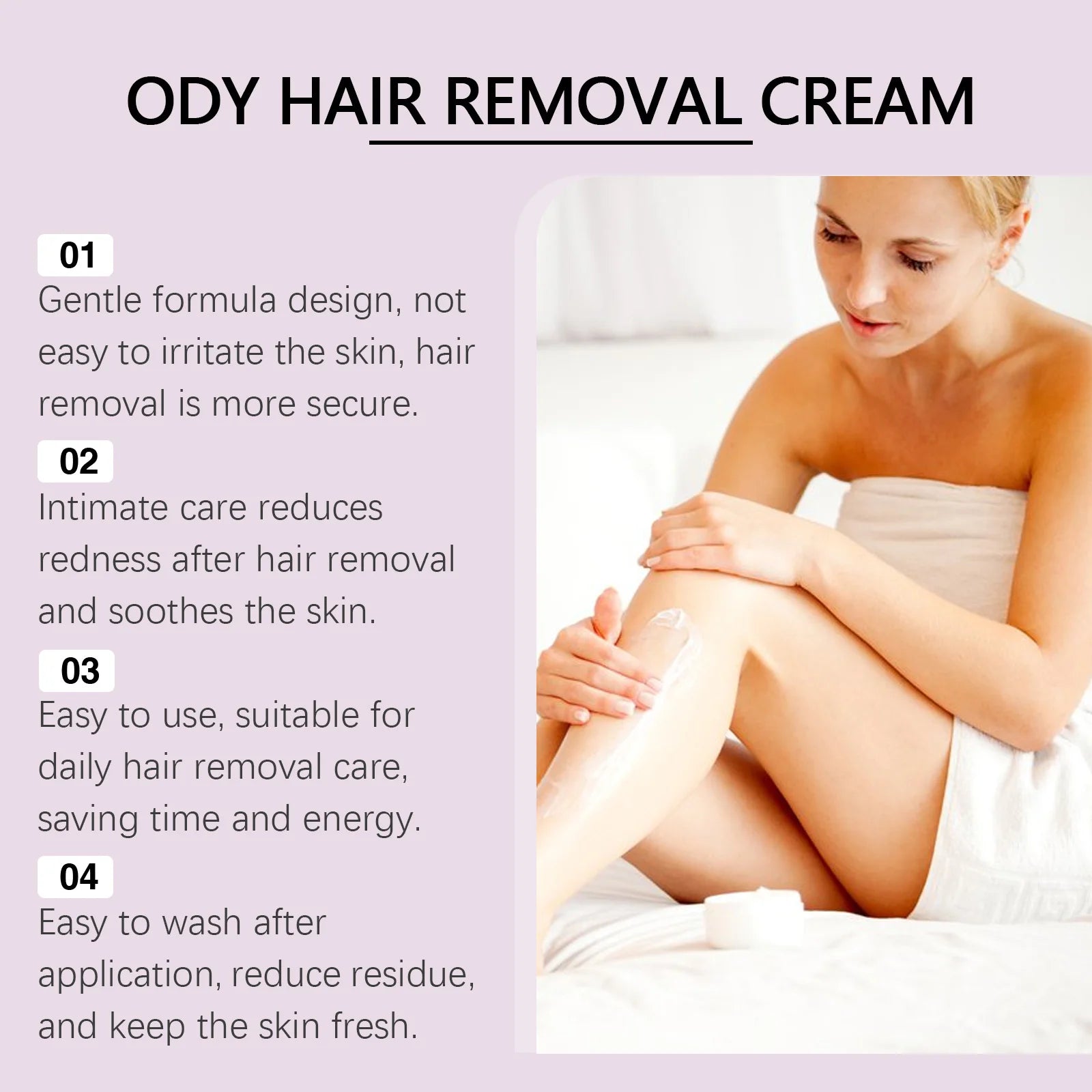 Painless Hair Removal Cream for Smooth Skin - 5
