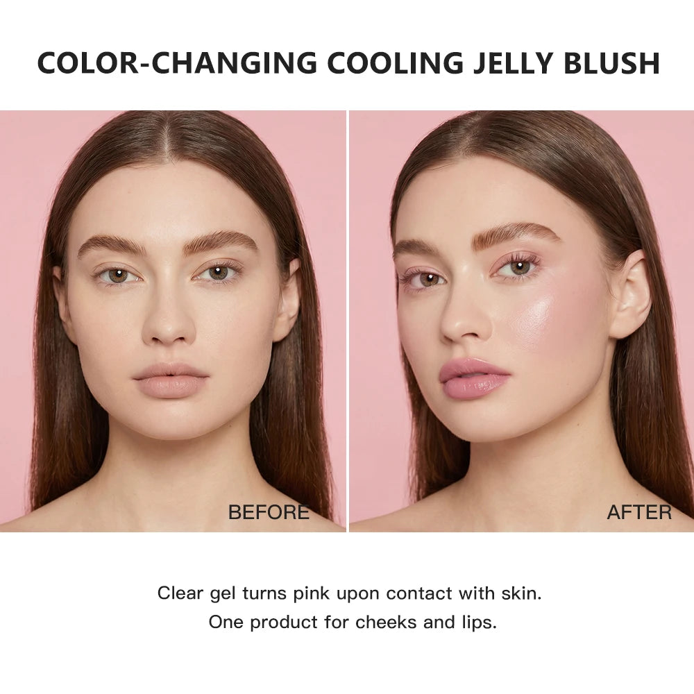 Color Changing Jelly Blush Stick Hydrating Tint