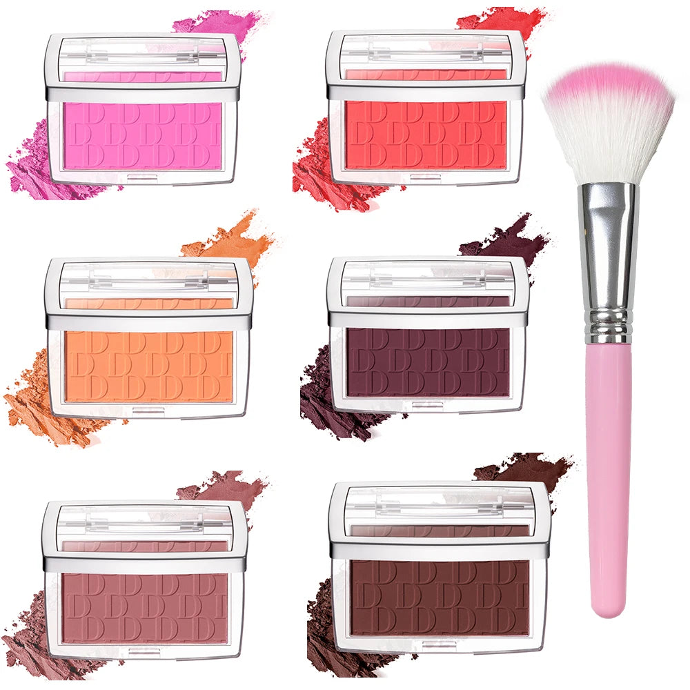 Embossed Matte Blush Palette with Natural Finish - 1