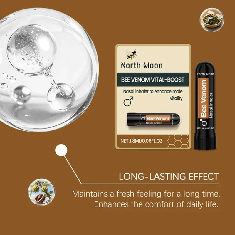 Bee Venom Vital Boost Nasal Inhaler for Daily Male Vitality