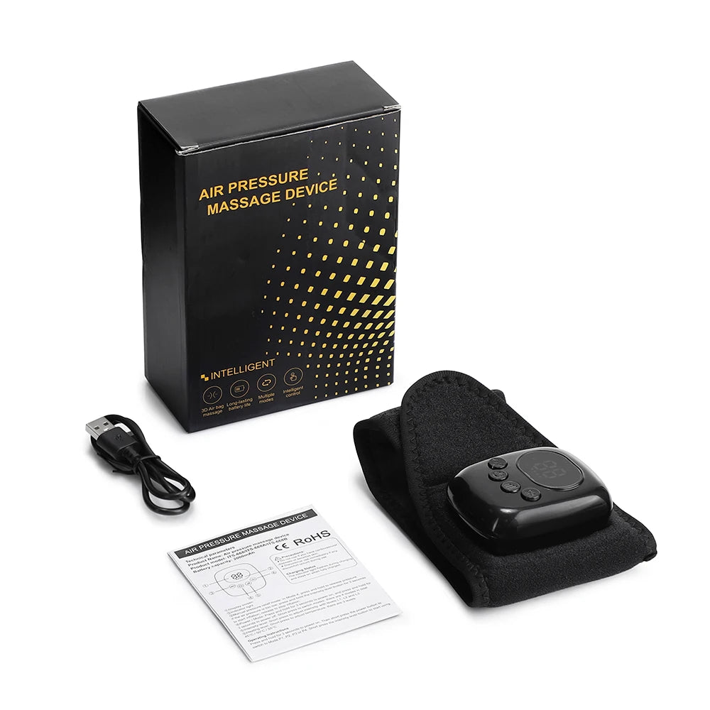 Cordless Wrist Massager with Heat and Air Compression - 19