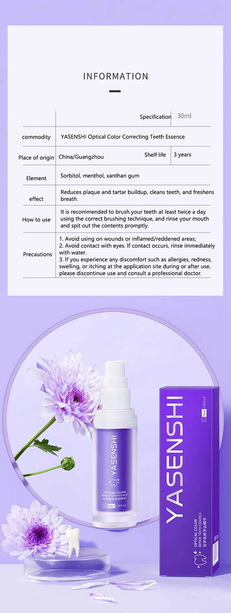 Whitening Toothpaste for Deep Cleaning and Fresh Breath