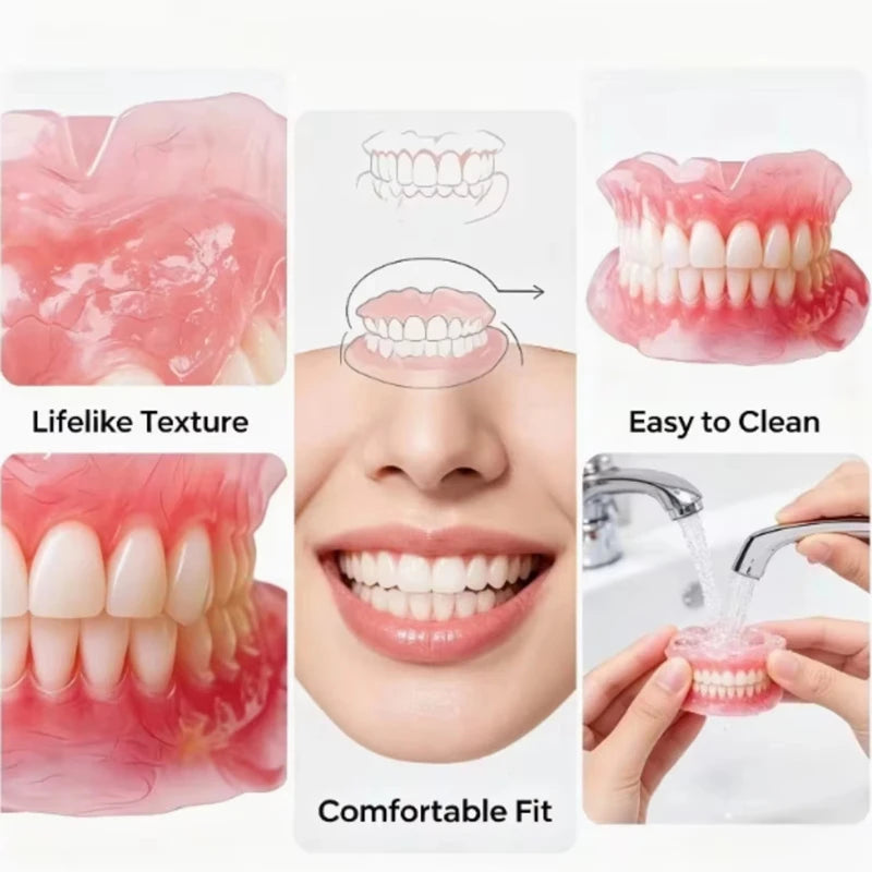 Silicone Simulation Dentures for Natural Smile