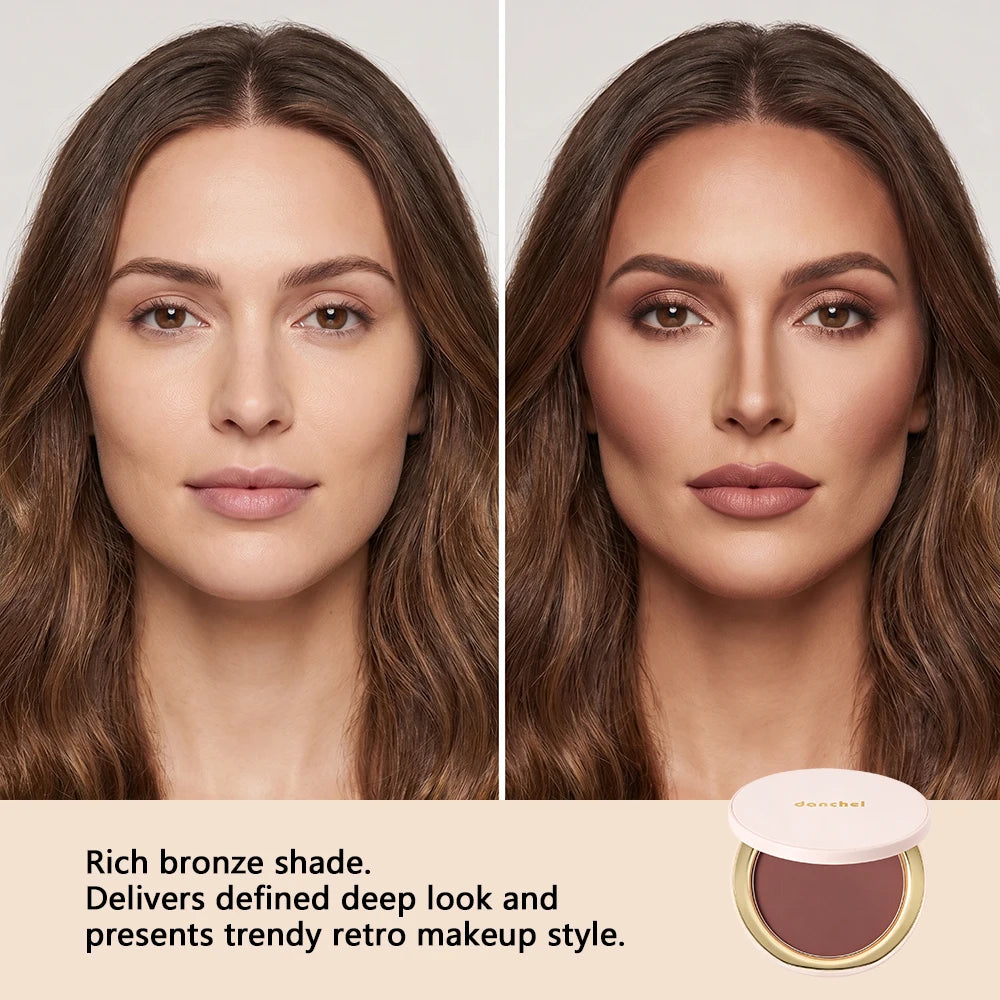 Pressed Powder Bronzer for Natural Matte Contouring - 10
