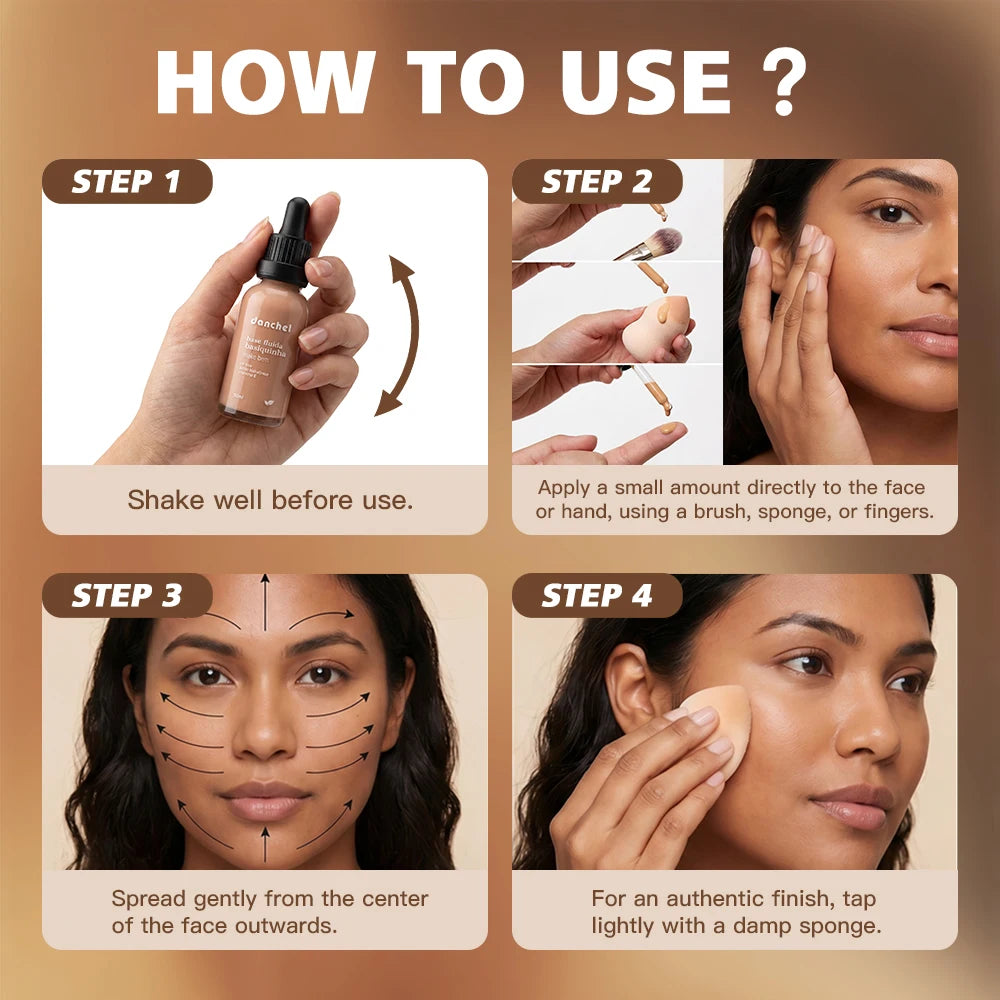 Basic Lightweight Liquid Foundation for a Smooth Matte Finish