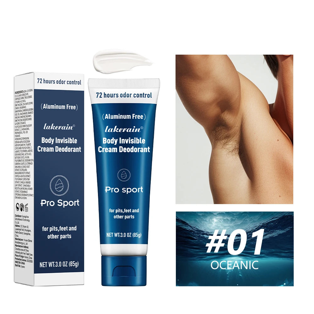 Body Invisible Cream Deodorant with 72 Hour Odor Protection - 19