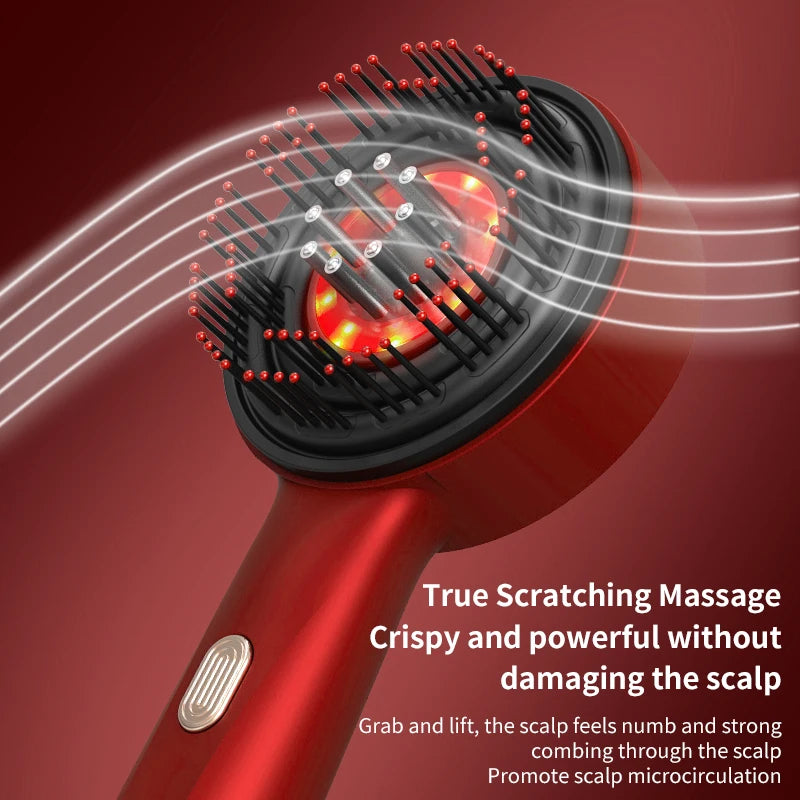 Electric Scalp Massager Comb for Hair Relaxation - 16