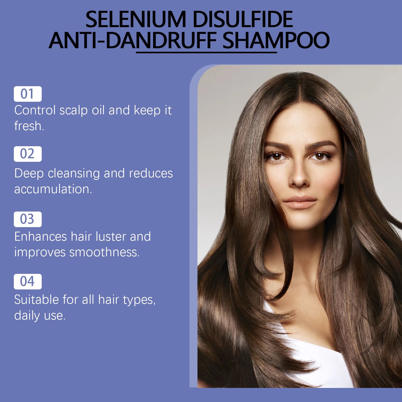 Selenium Disulfide Shampoo for Deep Scalp Cleaning - 5