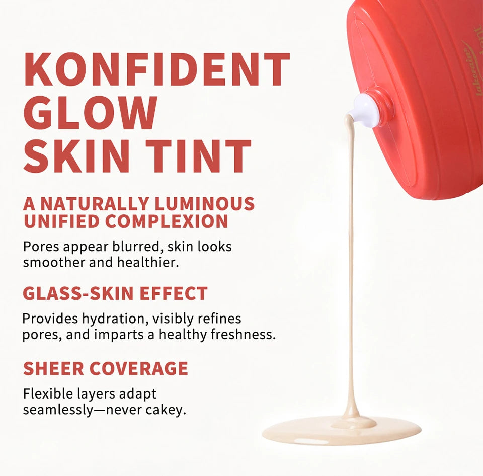 Glow Skin Tint Foundation Lightweight Buildable Coverage