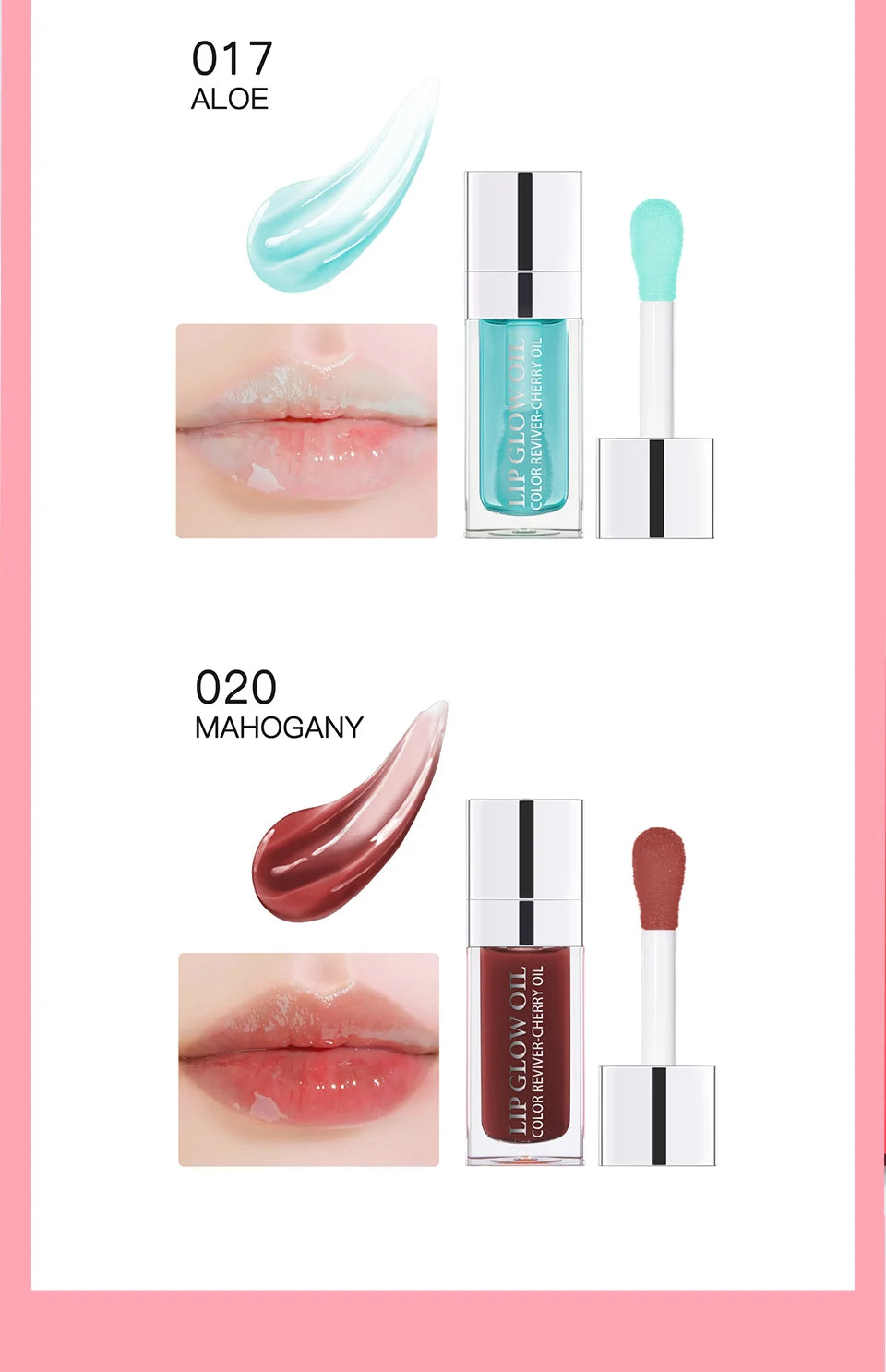 Crystal Jelly Lip Glow Oil for Hydrated Plump Lips - 21
