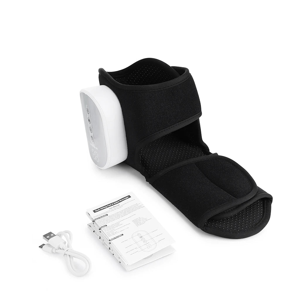 Electric Foot and Ankle Massager with Heat and Air Compression - 20