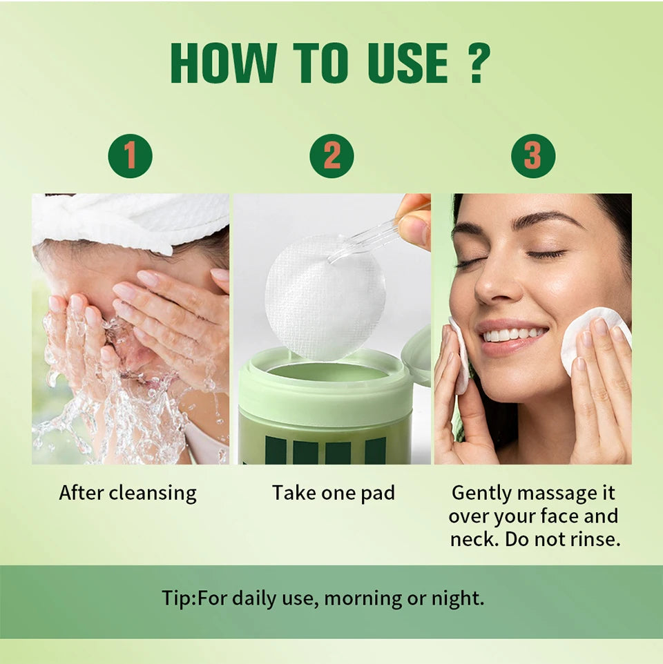 Toning and Brightening Face Pads for Radiant Skin