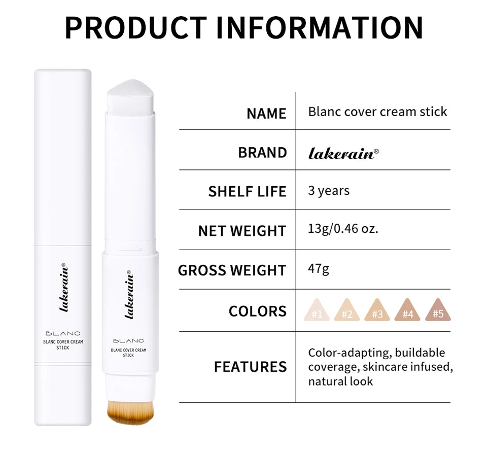 Color Changing Foundation Stick with Built In Brush