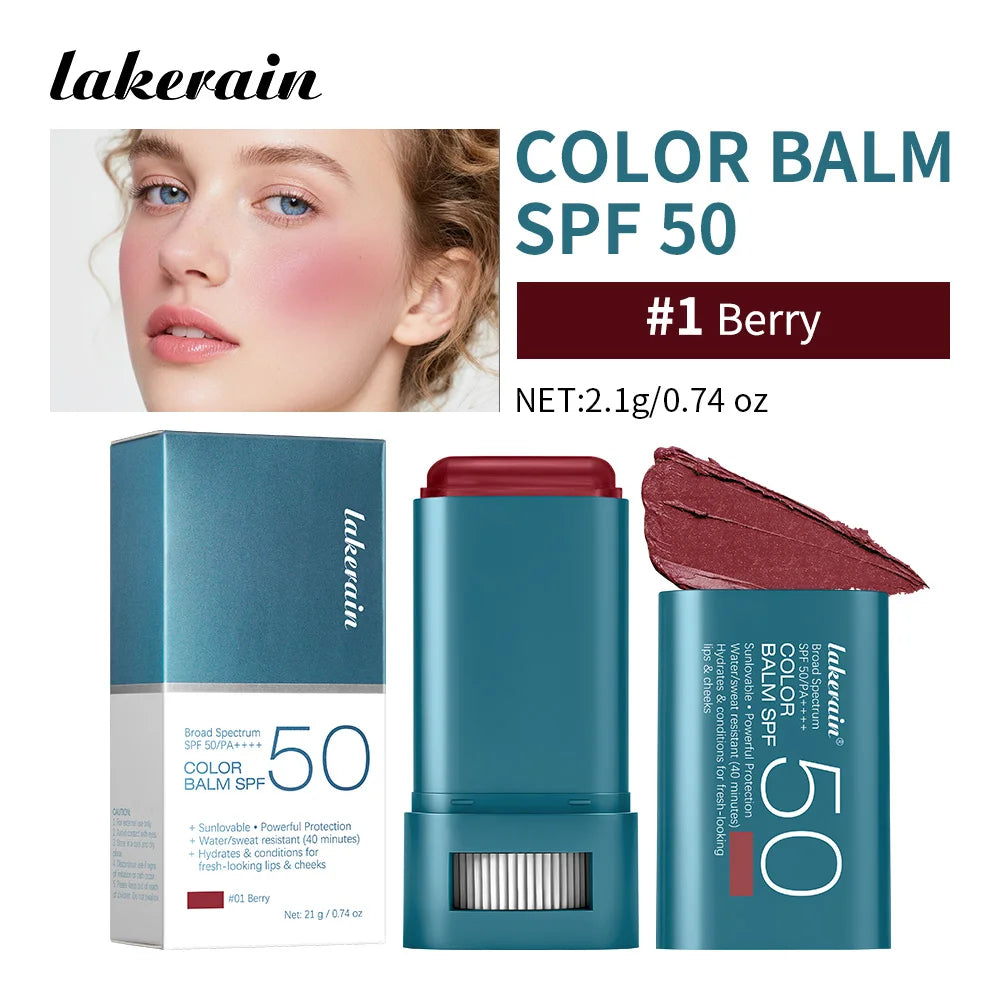 Color Balm SPF 50 Tinted Sunscreen Stick for Face