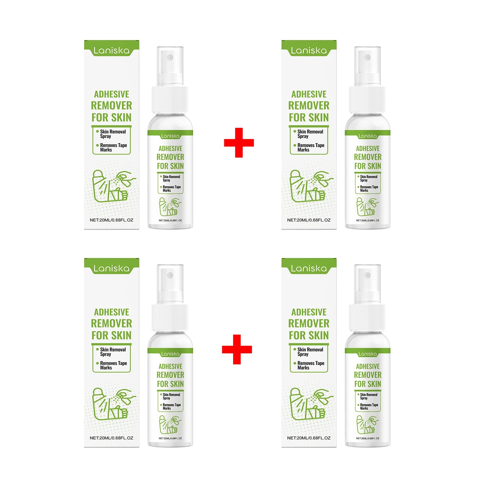 Adhesive Remover Spray for Skin Gentle Tape and Bandage Removal - 18