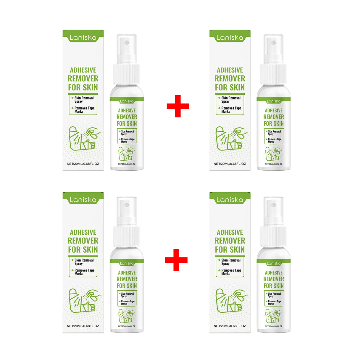 Adhesive Remover Spray for Skin Gentle Tape and Bandage Removal
