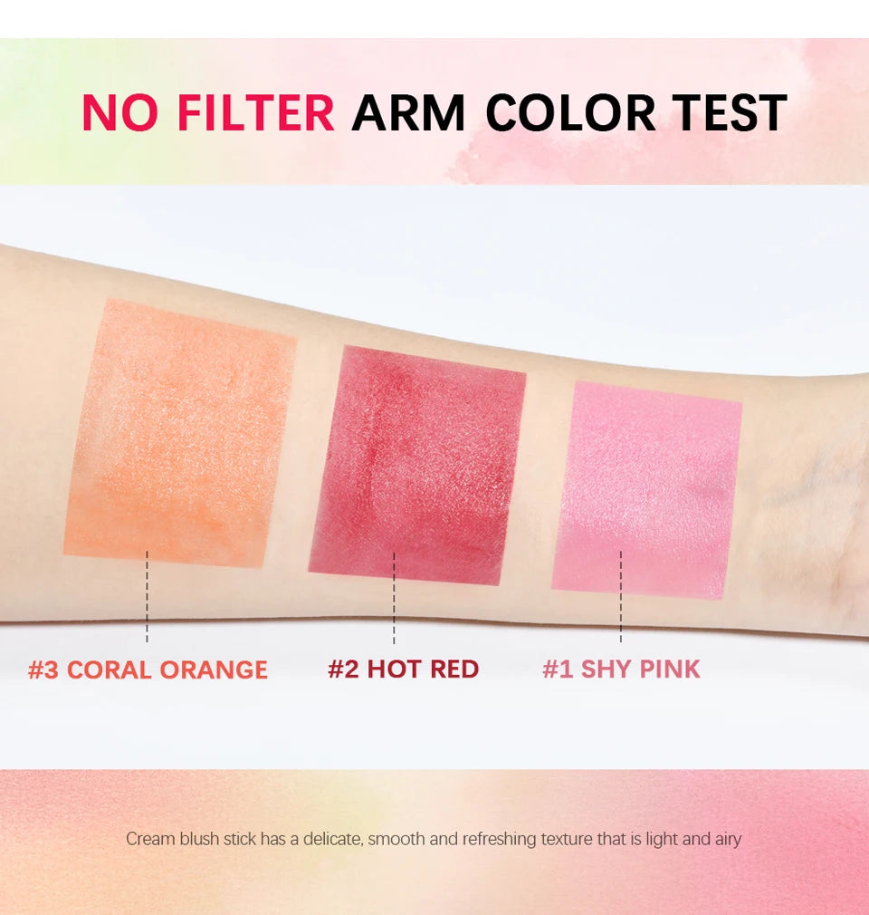 Eraser Blush Stick Natural Moisturizing Tinted Finish - 19