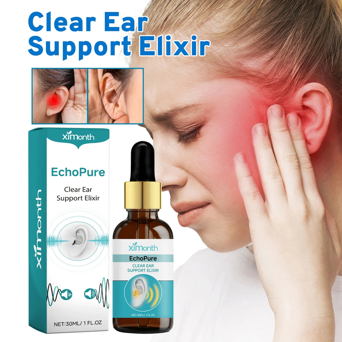 Ear Wax Removal Drops for Tinnitus Relief and Ear Cleaning